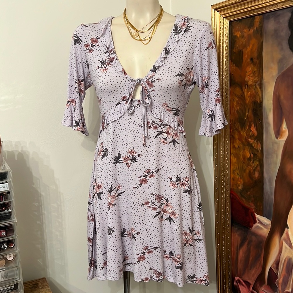 Lilac Purple Floral Sundress from Tilly’s by H.I.P.